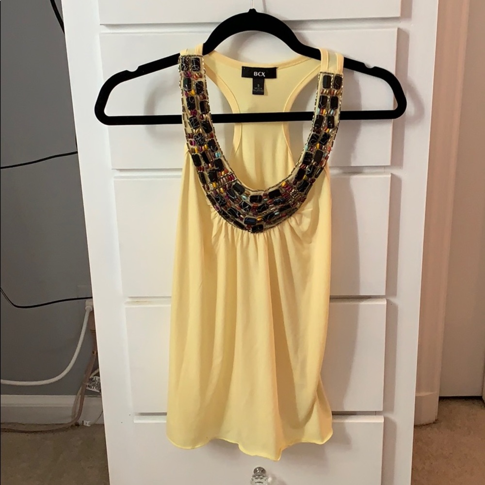 Beaded tank top